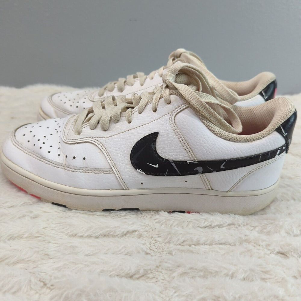 Nike Court‎ Vision Low White Multi Swoosh Women's Size 9 DM8079-100 - Picture 6 of 10
